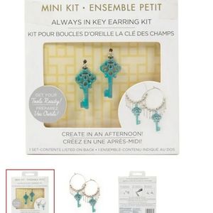3 for $15 😛 vintage key earring kit NWOT